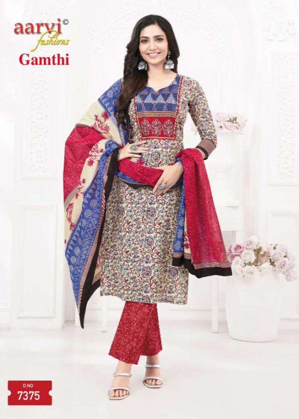 Aarvi Gamthi Vol-6 – Kurti Pant With Dupatta